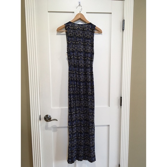Joie Boho Bohemian Maxi Dress Printed Summer - Picture 2 of 4